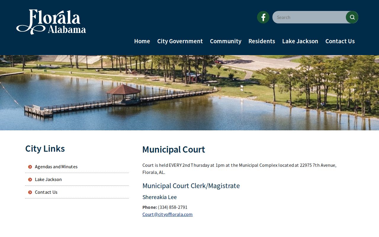 Florala court contact for Covington County arrest warrant records